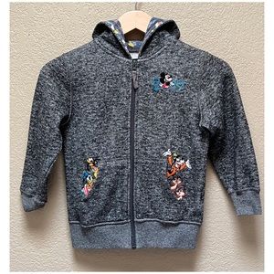Mickey Mouse and Friends Knit Hoodie Disneyland 2019 Boy Size Small